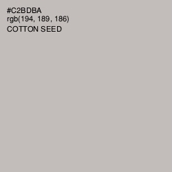 #C2BDBA - Cotton Seed Color Image